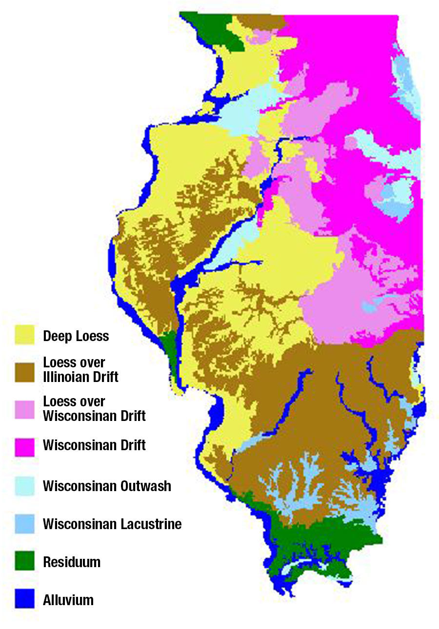 Illinois NRCS soil map